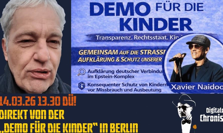 Aufzeichnung vom 14.03.26 13.30 DÜ! Direkt von der „Demo für die Kinder“ in Berlin