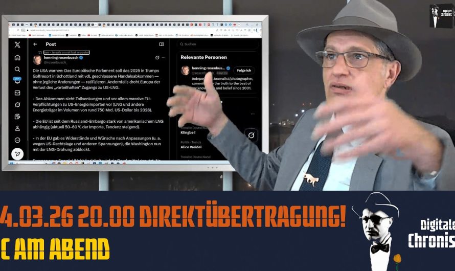 Aufzeichnung vom 24.03.26 Direktübertragung! DC am Abend