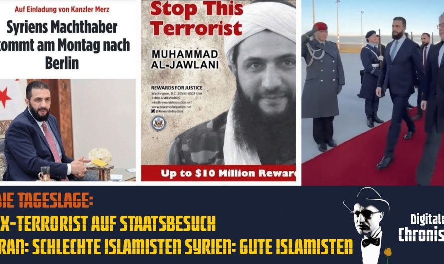 Die Tageslage: Ex-Terrorist auf Staatsbesuch – Iran: Schlechte Islamisten Syrien: Gute Islamisten