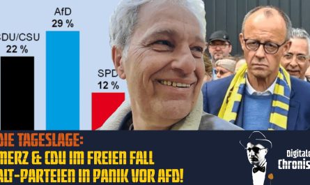 Die Tageslage: Merz & CDU im freien Fall – Alt-Parteien in Panik vor AfD!