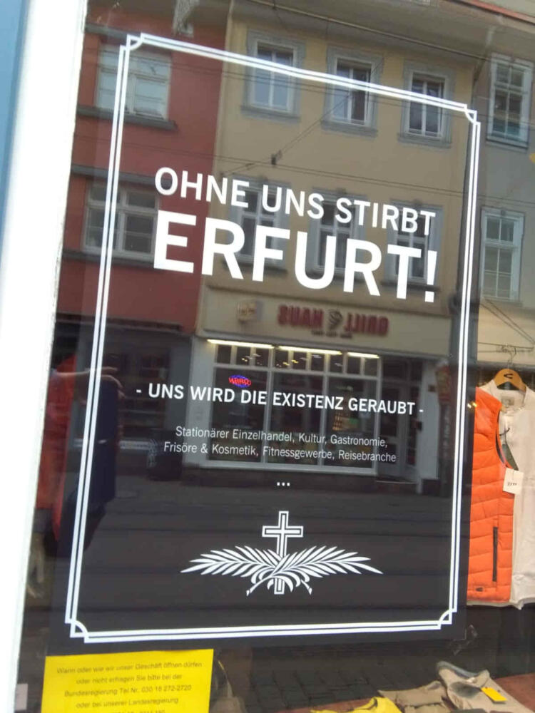 In Erfurt gesehen