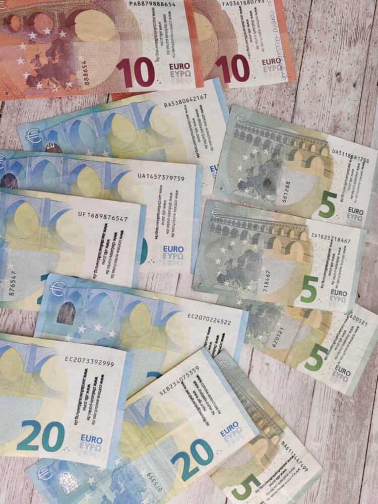 Geldscheine mit "Extra"