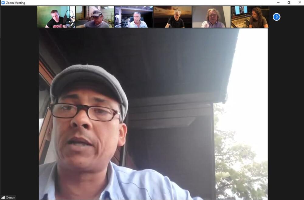 Xavier Naidoo im Zoom-Meeting