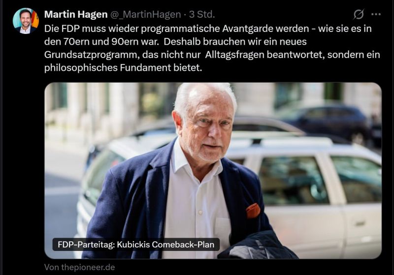 Image for the Tweet beginning: Ich weiß nicht, ob ich